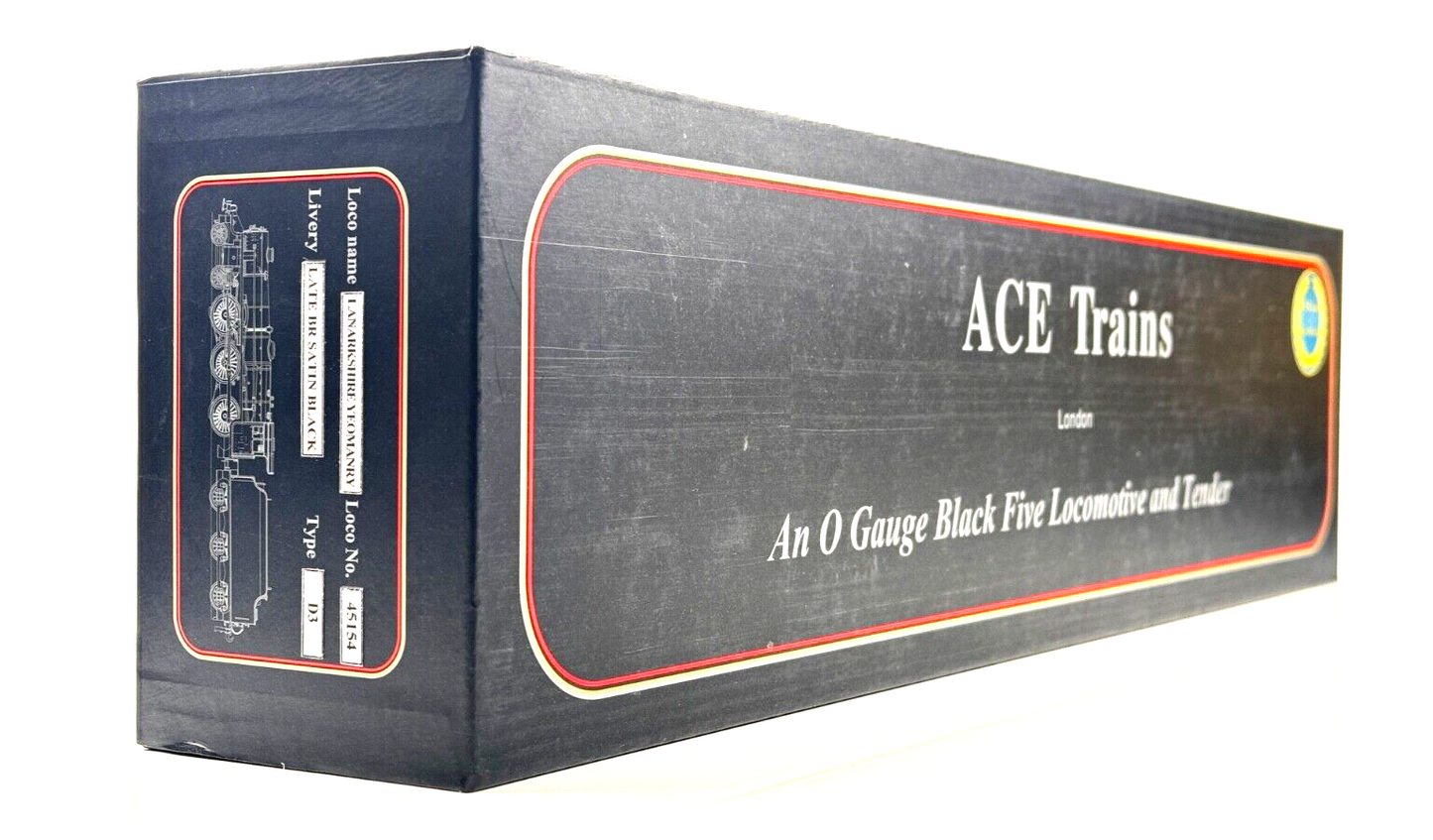 ACE TRAINS O GAUGE BR BLACK FIVE 5MT LOCOMOTIVE 45154 "LANARKSHIRE YEOMANRY"