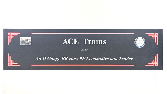 ACE TRAINS O GAUGE BR BLACK 2-10-0 CLASS 9F LOCOMOTIVE 92252 'TIMOTHY HACKWORTH'