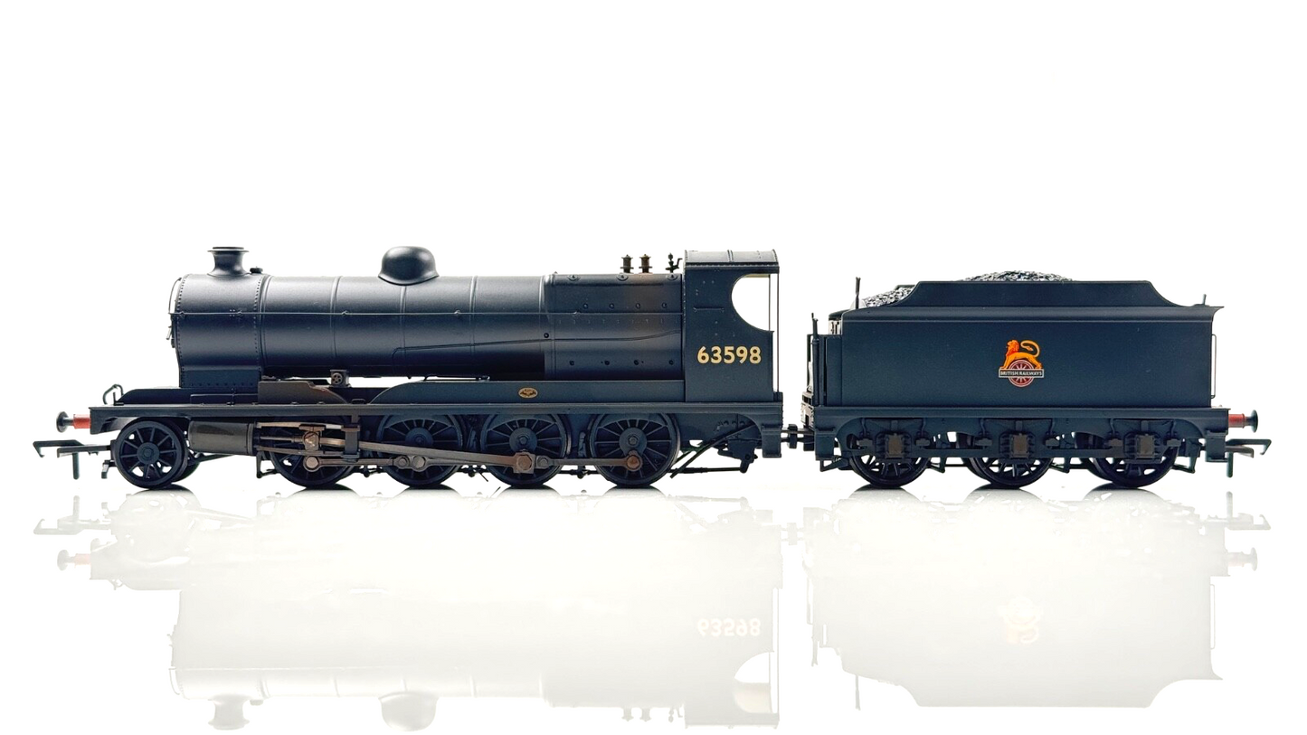 BACHMANN 00 GAUGE - 31-004 - ROBINSON O4 63598 BR BLACK EARLY EMBLEM (WEATHERED)