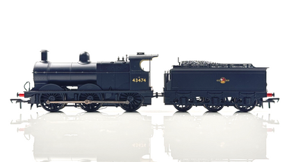 BACHMANN 00 GAUGE - 31-625 - CLASS 3F 43474 BR BLACK LATE CREST LOCOMOTIVE BOXED