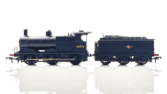 BACHMANN 00 GAUGE - 31-625 - CLASS 3F 43474 BR BLACK LATE CREST LOCOMOTIVE BOXED
